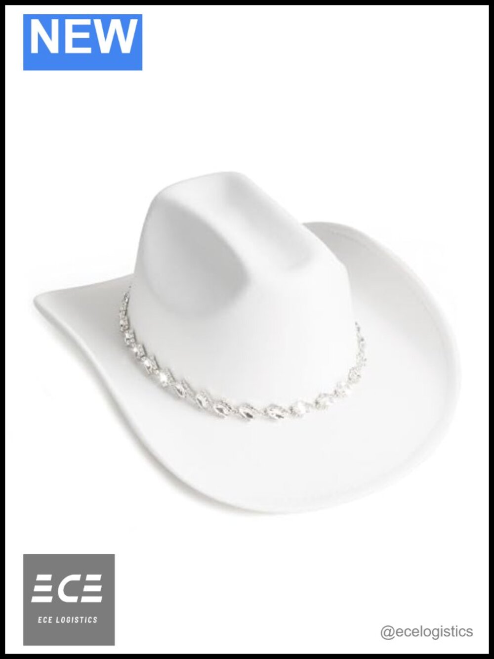 Wide Brim Cowboy Hat Cotton Polyester Adjustable Western Style